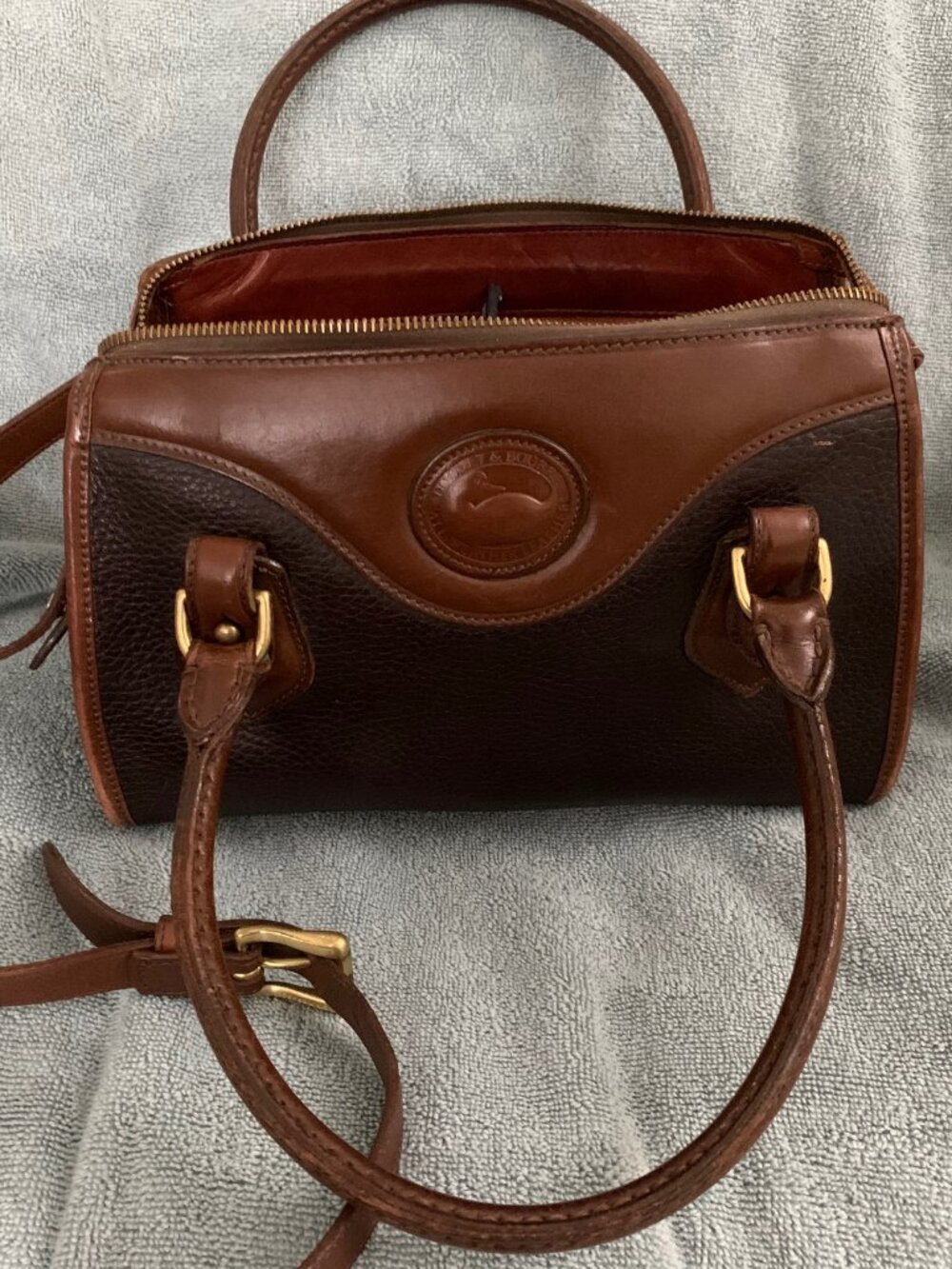 Vintage Dooney and Burke Satchel with matching wallet